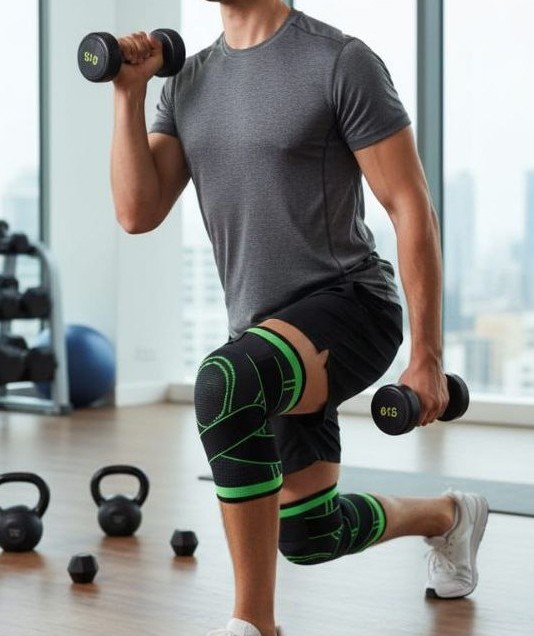 Rodillera Deportiva de Soporte y Compresión – Unitalla (2 pieza)