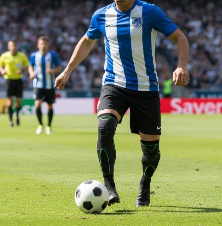 Rodilleras Largas de Compresión Deportivas – Unitalla 2 piezas